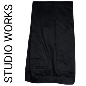 STUDIO WORKS CAREER DRESS PANTS - BLACK